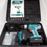 TIDLI228180 Cordless Impact Drill Set 18V Li-Ion