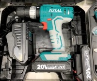 TIDLIE2001 Cordless Impact Drill Set (with 2 x 20V Lithium-Ion Batteries and Charger))