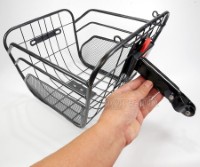 BFB-02HSM Bike Basket Quick Release Fixing Bracket ~ Clamp-on Stem Mount (Basket Holder Only)