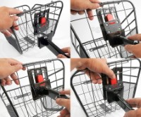 BFB-02HSM Bike Basket Quick Release Fixing Bracket ~ Clamp-on Stem Mount (Basket Holder Only)