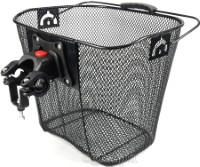 BSK-MM01QR Removable Metal Mesh Basket with Quick-Release Handlebar Mount