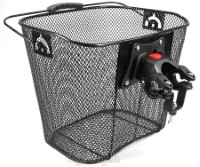 BSK-MM01QR Removable Metal Mesh Basket with Quick-Release Handlebar Mount