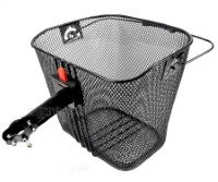 BSK-MM02QR Removable Metal Mesh Basket with Quick-Release Clamp-on Stem Mount