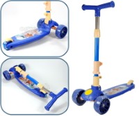 KF3KSS01 Kids Foldable 2-in-1 3-wheeled Kick Scooter with Seat
