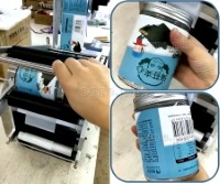 ULM-60 Electric Semi-Automatic Round Bottle Label Applicator