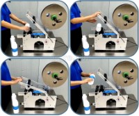 ULM-60 Electric Semi-Automatic Round Bottle Label Applicator