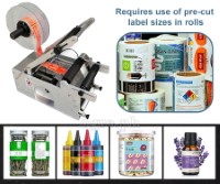 ULM-60 Electric Semi-Automatic Round Bottle Label Applicator