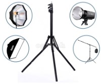 W803P Reverse Folding Medium Light Stand with Twist Locks 190cm (6.2ft)