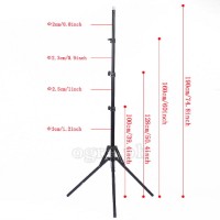 W803P Reverse Folding Medium Light Stand with Twist Locks 190cm (6.2ft)