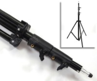 W806P Heavy Duty Large Light Stand Spring Cushioned with Twist Locks 276cm (9ft)