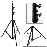 W806P Heavy Duty Large Light Stand Spring Cushioned with Twist Locks 276cm (9ft)