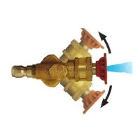 PWC-01P390 Quick Connect 3-Position 90° 1/4" Pivoting Coupler