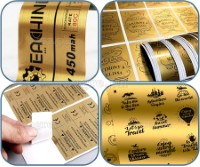 PET-BGA4 PET Brushed Gold Sticker A4 20 sheets