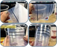 VTS-CA4 Vinyl Transparent Sticker A4 20 sheets