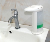 YX-CT33LB Automatic Liquid / Gel Soap Dispenser 330mL Sink Top / Counter Top Battery Model