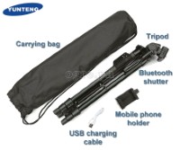 VCT-5208 Tripod with Bluetooth Shutter for Smartphones